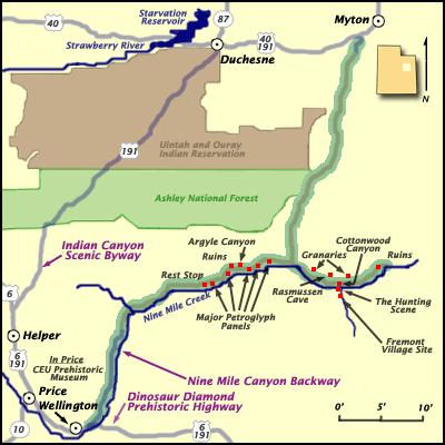 Nine Mile Creek, Utah