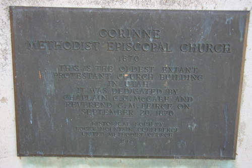 Methodist Episcopal Church — Dedicated September 20, 1870.