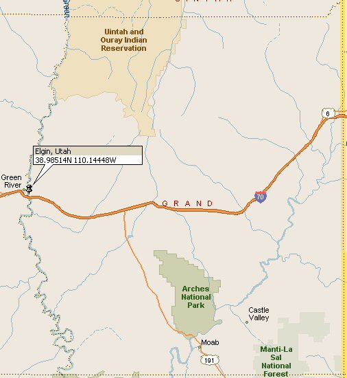 Elgin, Utah Map 2