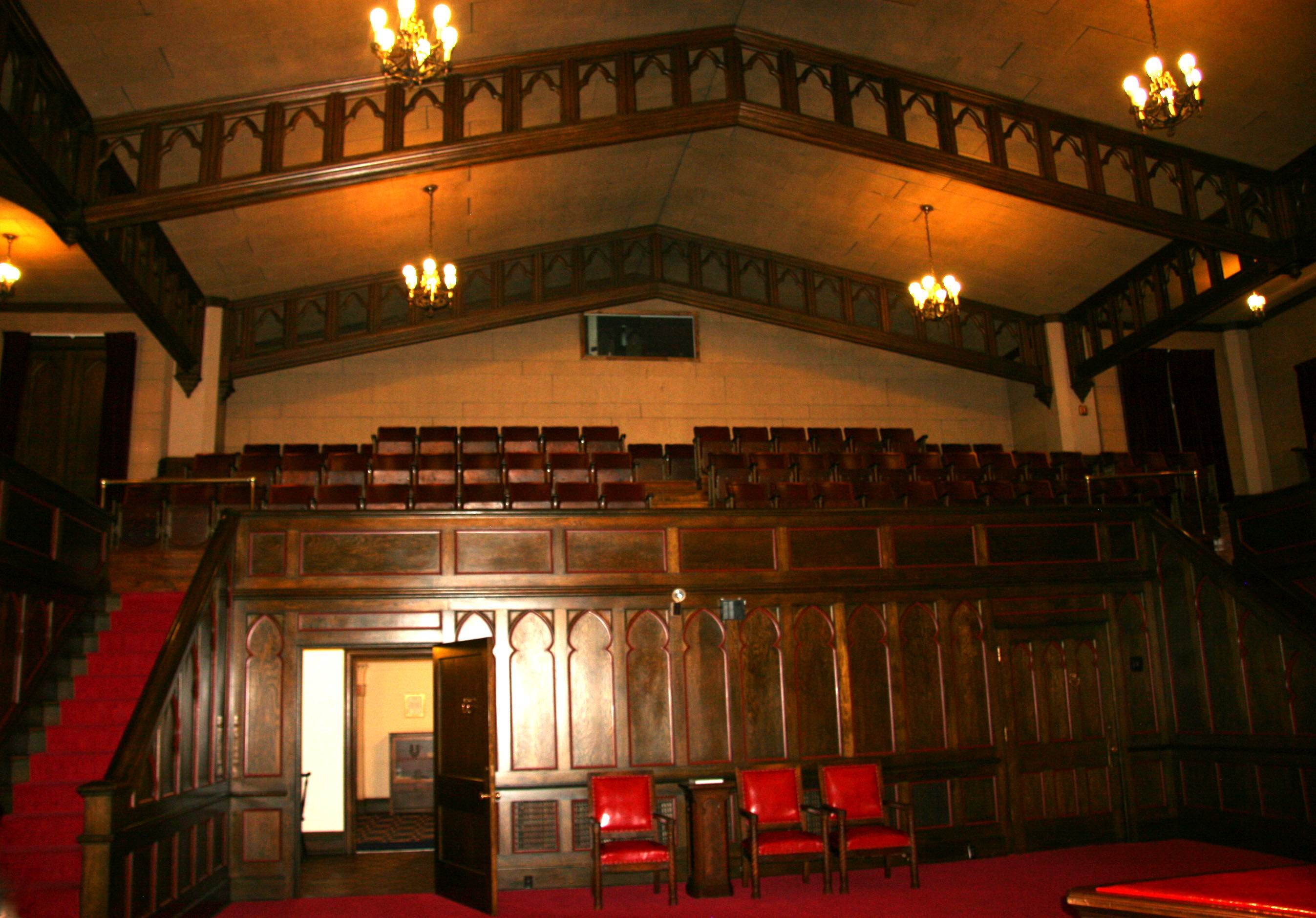 The Masonic Temple, Utah — The Gothic Room. — This room seats 250 people.