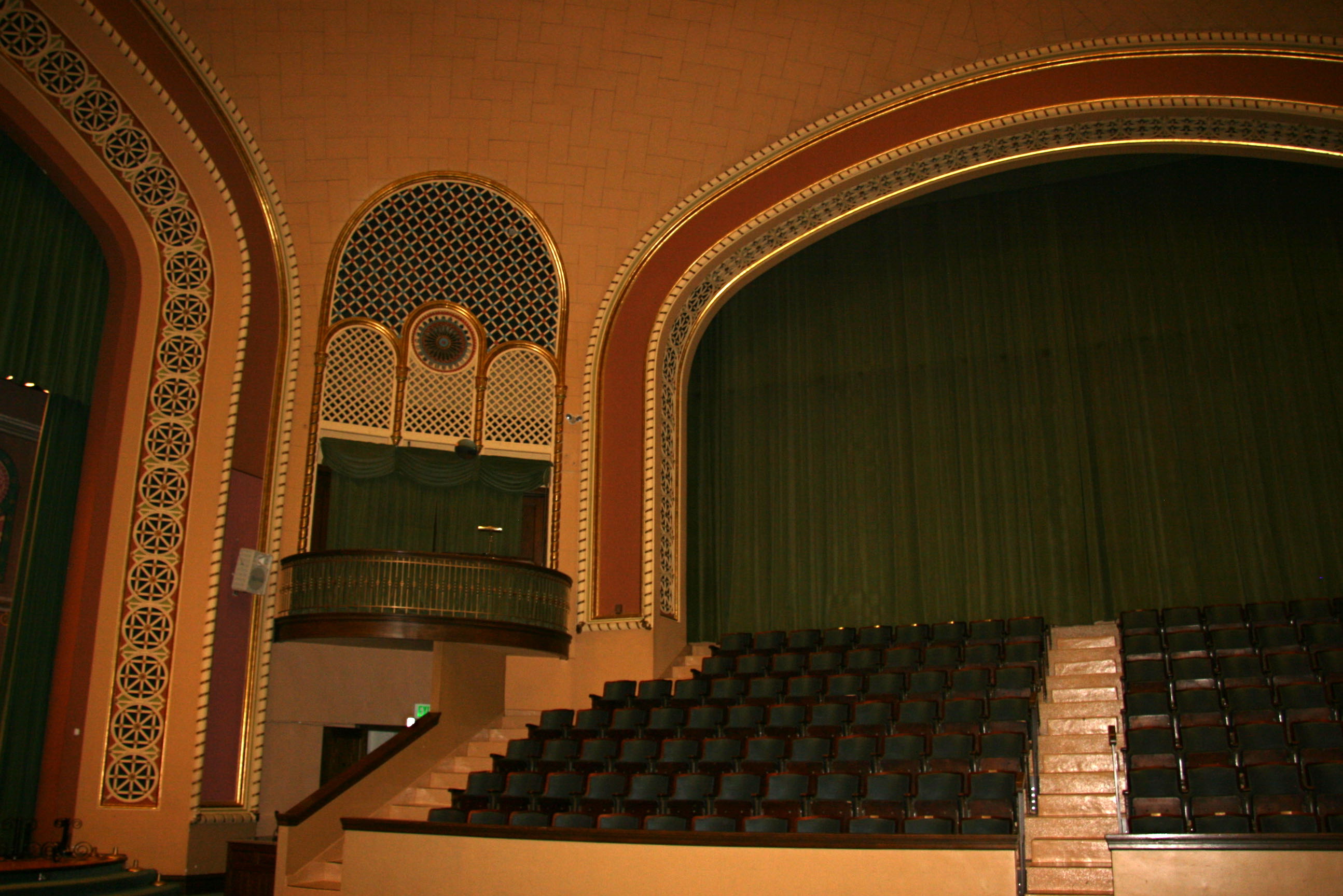 The Masonic Temple, Utah — The Auditorium — Total Capacity is 1,000 people.