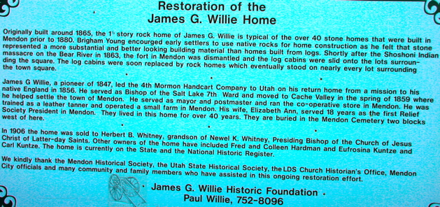 James G. Willie Home — Built in 1865