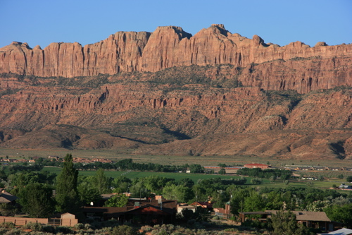 North/east of Willow Creek Canyon — Moab History