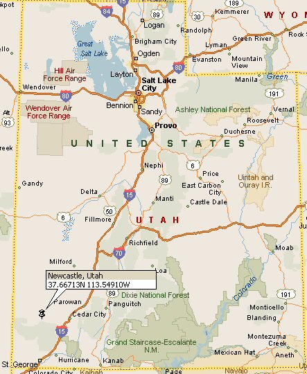 Newcastle Utah   Newcastlemap4 