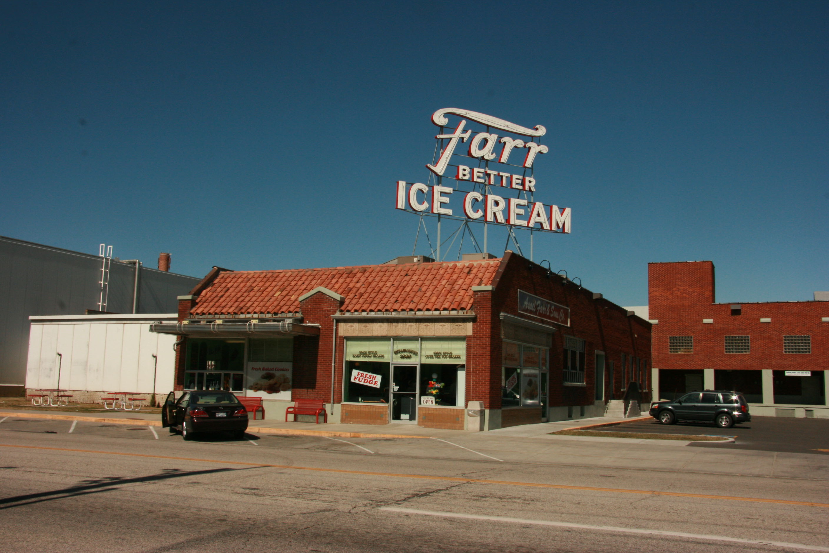 Farr Ice Cream — The Farr family first harvested hand sawed blocks of ice from ponds in 1895.