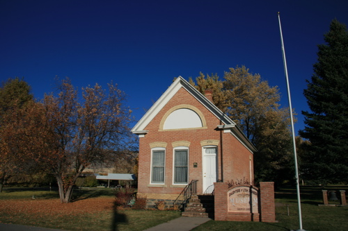 LDS Bishop's Tithing Office — Cick on Plaque by door or Monument to read!