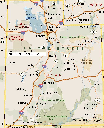 Saratoga Springs Utah Map 4
