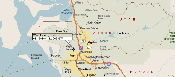 West Haven Utah Map 2